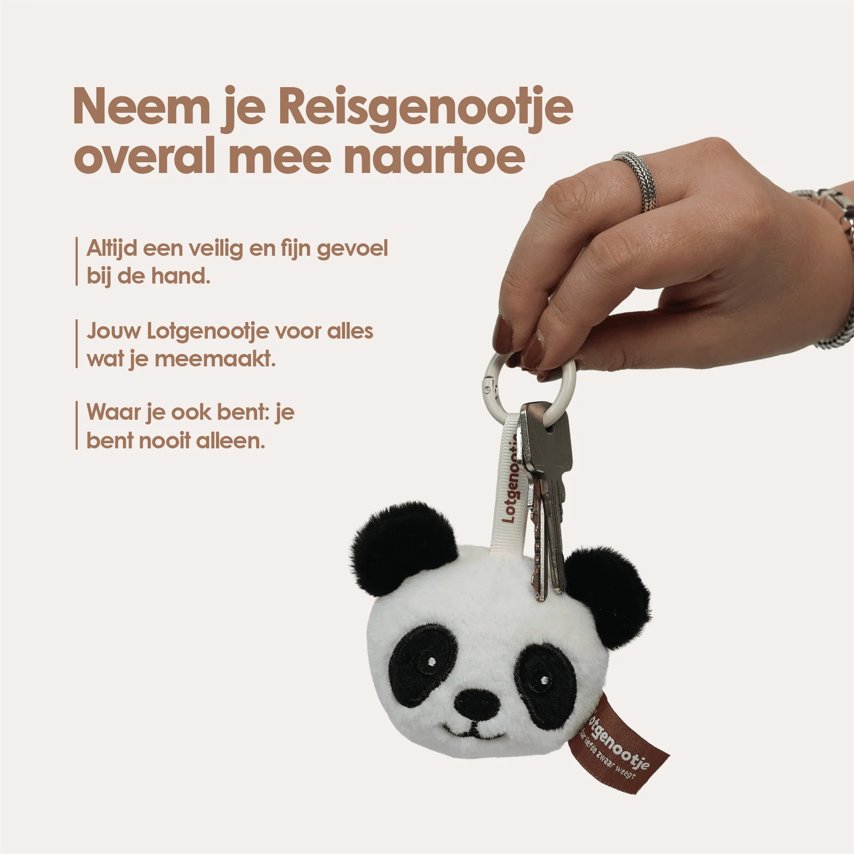 Reisgenootje Sleutelhanger Panda - Image 3
