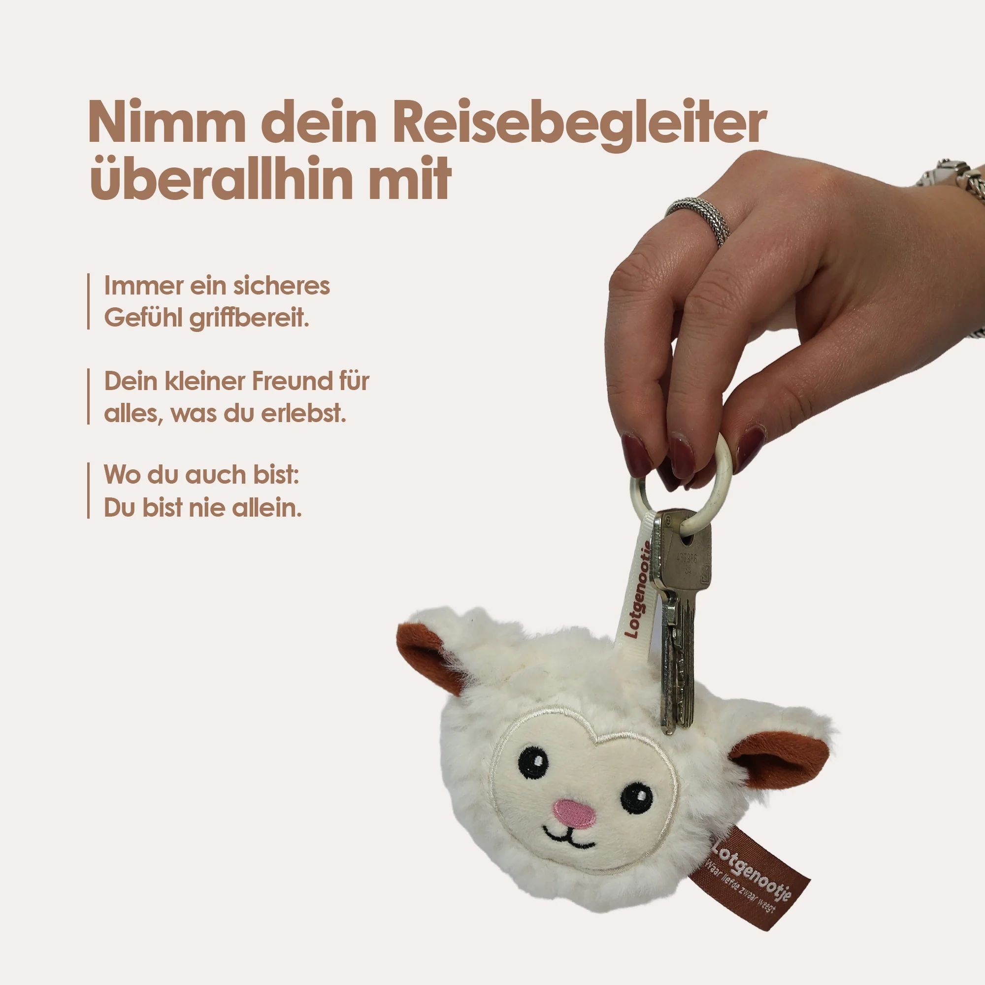 Reisgenootje Sleutelhanger Schaap - Image 10
